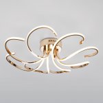 Люстра потолочная Eurosvet 90096/8 золото 75W