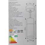 Светильник подвесной Eurosvet 50135/1 LED хром/белый 12W