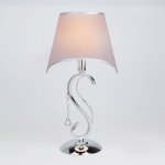 Светильник Eurosvet 01053/1 хром/прозрачный хрусталь Strotskis