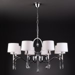 Светильник Eurosvet 10093/8 хром/прозрачный хрусталь Strotskis