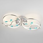 Люстра потолочная Eurosvet 90131/2 хром 64W