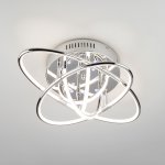 Люстра диодная Eurosvet 90132/7 хром 64W