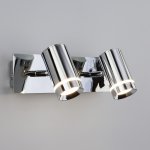 Светодиодный настенный светильник с поворотными плафонами Eurosvet Stalk 20064/2 LED хром