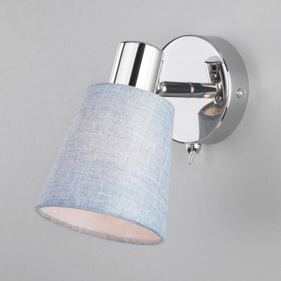 

Настенный светильник Eurosvet 20080/1 хром/голубой Culver, 20080/1 хром/голубой