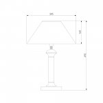 Настольная лампа 008/1T MRD (бордо)