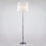 Торшер с прозрачным абажуром 2045/3F хром/белый