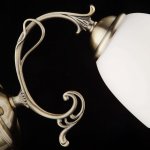 Бра классическое с плафоном 22010/1 античная бронза