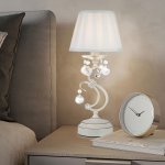 Настольная лампа 12075/1T белый