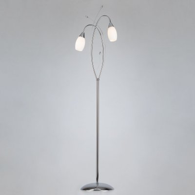 Торшер со стеклянными плафонами 22080/2F хром