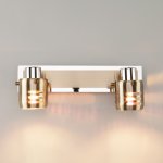 Спот с поворотными плафонами 23463/2 хром / античная бронза