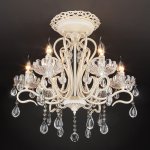 Потолочная люстра с хрустальным декором 12205/6 белый