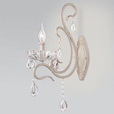 Бра с хрусталем 12205/1 белый