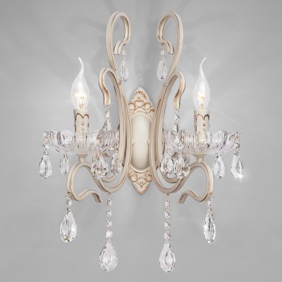 Бра с хрусталем 12205/2 белый