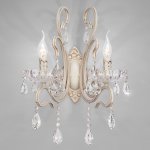 Бра с хрусталем 12205/2 белый