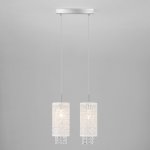 Светильник подвесной с хрусталем 1181/2 хром