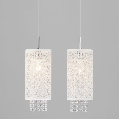 Светильник подвесной с хрусталем 1181/2 хром