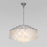 Умная люстра с перламутром 3535/6 хром / перламутр