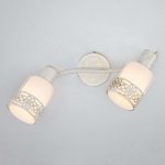 Спот с поворотными плафонами 20025/2 белый с золотом