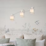 Спот с тремя плафонами 20025/3 белый с золотом