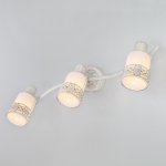 Спот с тремя плафонами 20025/3 белый с золотом