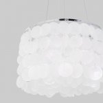 Люстра с перламутром 60005/3 хром / перламутр