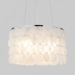 Люстра с перламутром 60005/3 хром / перламутр