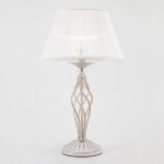 Настольная лампа 01002/1 белый с золотом