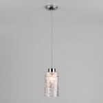 Подвесной светильник с плафоном 50002/1 хром