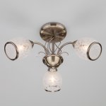 Потолочная люстра античная бронза 30026/3 античная бронза