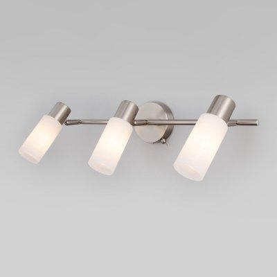 Светильник-спот с поворотными плафонами 20043/3 сатин-никель Светильник-спот с поворотными плафонами 20043/3 сатин-никель