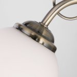 Бра с плафоном и выключателем 30107/1 античная бронза