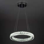 Светодиодная люстра с хрусталем 90023/1 хром