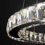 Светодиодная люстра с хрусталем 90023/1 хром
