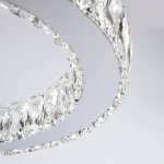 Светодиодная люстра с хрусталем 90023/1 хром