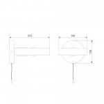 Бра в стиле лофт 70056/1 черный