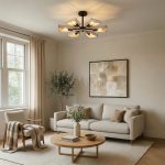 Потолочная люстра в стиле лофт 70056/6 черный