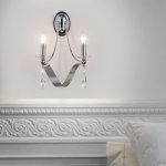 Бра в классическом стиле 60064/2 хром