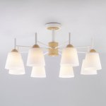 Люстра потолочная с плафонами 70085/8 белый