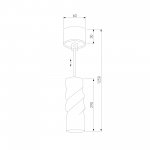 Подвесной LED светильник 50136/1 LED черный