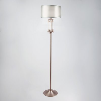 Классический торшер с абажуром 01046/1 сатин-никель Классический торшер с абажуром 01046/1 сатин-никель