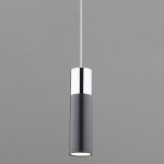 LED светильник подвесной в стиле лофт 50135/1 LED хром/черный