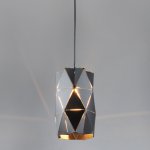 Подвесной светильник лофт с плафоном 50145/1 черный