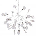 Светильник подвесной Crystal Lux EVITA SP36 WHITE/TRANSPARENT (1691/236)