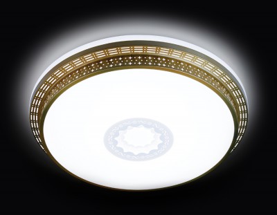 

Светильник Ambrella F130 WH GD 72W D500