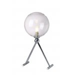 Настольная лампа Crystal Lux FABRICIO LG1 CHROME/TRANSPARENTE (0550/501)