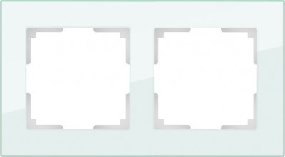

Рамка на 2 поста (натуральное стекло) WL01-Frame-02 Werkel, WL01-Frame-02