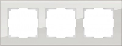

Рамка на 3 поста (дымчатый, стекло) WL01-Frame-03 Werkel, WL01-Frame-03 дымчатый, стекло