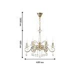 Люстра Favourite 1027-6P Paphos