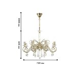 Люстра Favourite 1027-8P Paphos