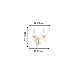 Настенный светильник Favourite 1141-2W Gesso